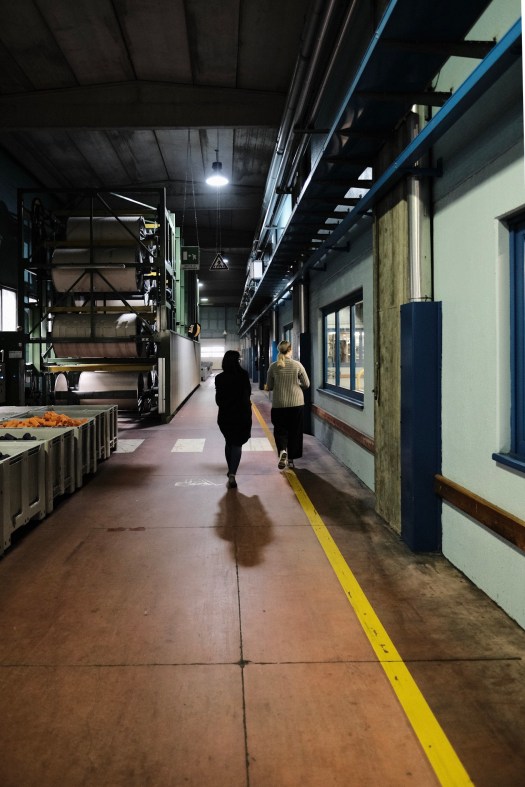 Gang durch das Scherwerk